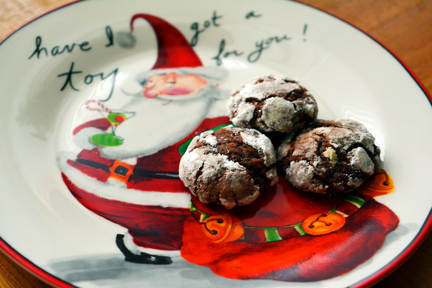 Chocolate Christmas biscuits